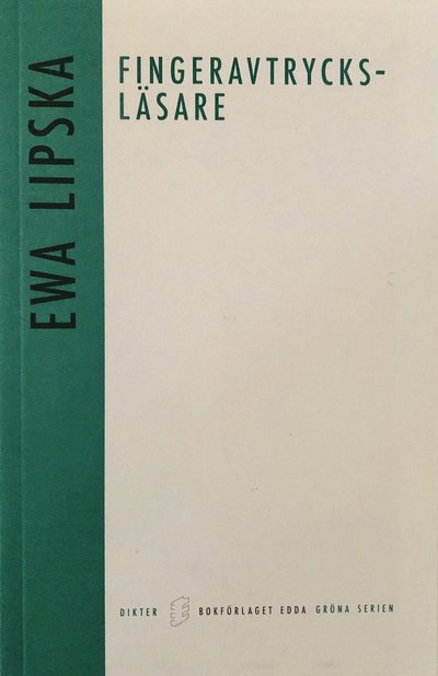 Cover for Ewa Lipska · Fingeravtrycksläsare (Paperback Book) (2018)