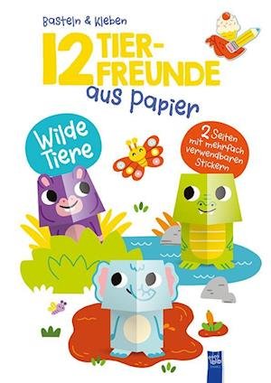 Cover for 12 Tierfreunde Aus Papier · Wilde Tiere (Bok)