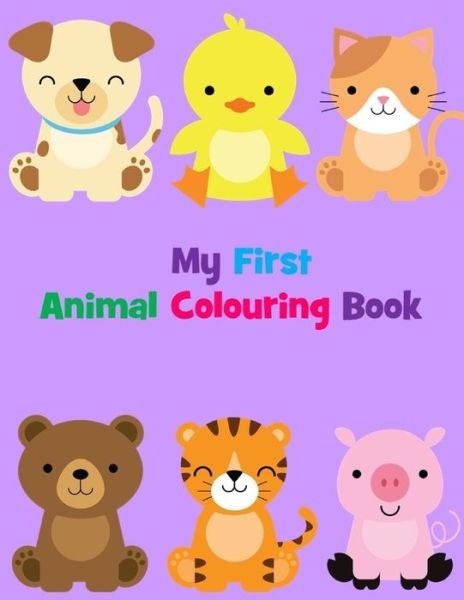 Cover for The Little Learner's Club · My First Animal Colouring Book (Paperback Bog) (2020)