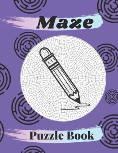 Cover for Aymane Jml · Maze puzzle Book (Paperback Book) (2021)