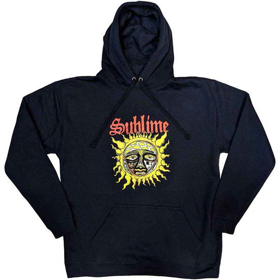 Cover for Sublime · Sublime Unisex Pullover Hoodie: Yellow Sun (Navy Blue) (Hoodie)