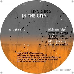 Cover for Ben Sims · In the City (12&quot;) (2012)