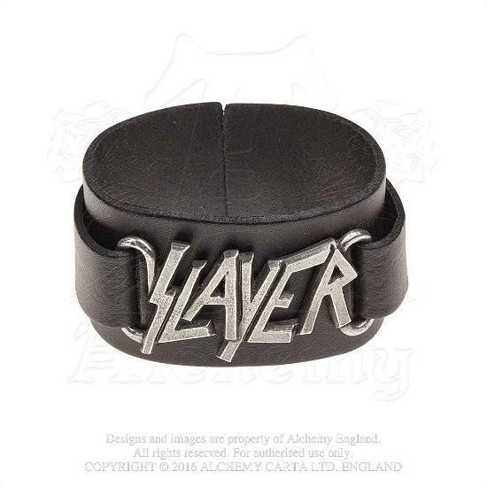 Cover for Slayer · Slayer Leather Wrist Strap: Logo (MERCH)