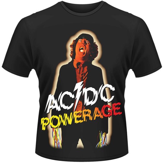 Cover for AC/DC · Powerage Black (T-shirt) [size M] (2015)