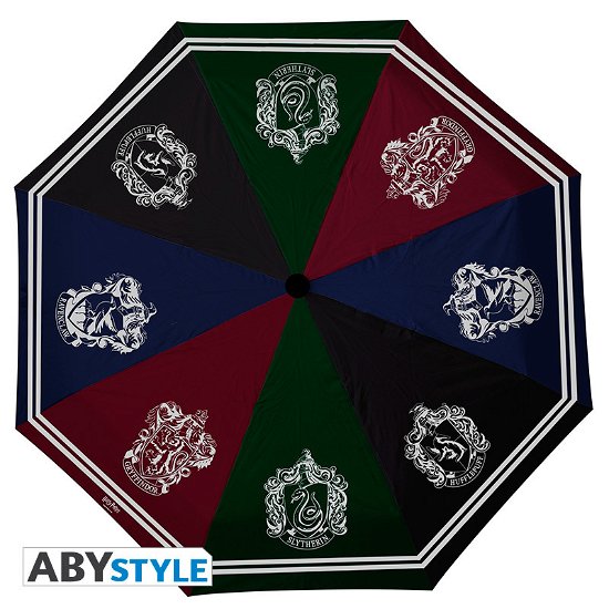 HARRY POTTER - Umbrella - Houses - Regenschirm - Merchandise - ABYstyle - 3665361022206 - 7. Februar 2019