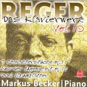 Cover for Reger / Becker · Piano Works 10 (CD) (2001)