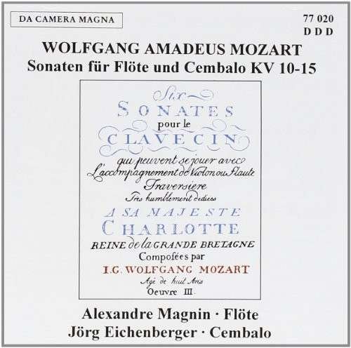 Cover for Mozart / Magnin · 6 Sons F. Flute &amp; Cembalok (CD) (2012)