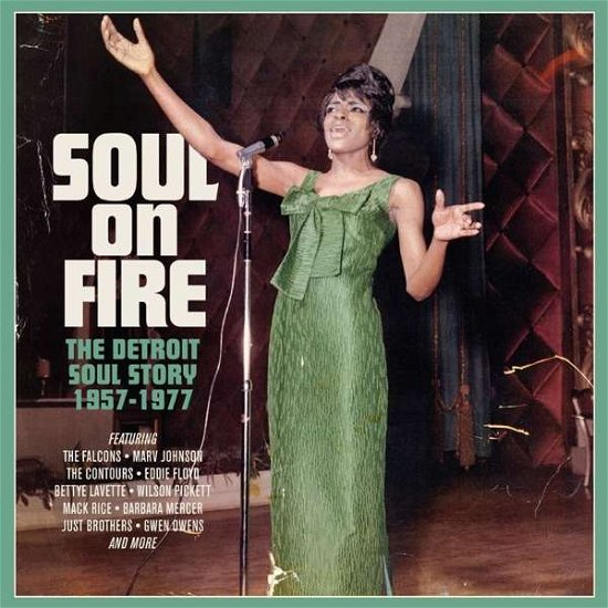 Cover for Soul On Fire - The Detroit Soul Story 1957-1977 (CD) (2017)