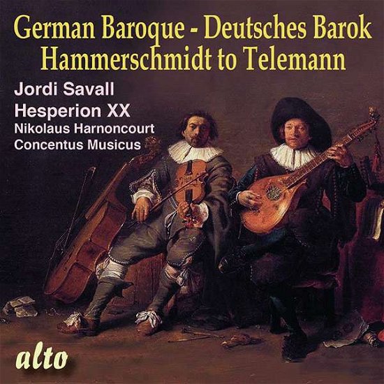 Cover for Savall / Hesperion Xx/harnoncourt / Concentus Musicus · German Baroque-from Hammerschmidt to Telemann (CD) (2020)