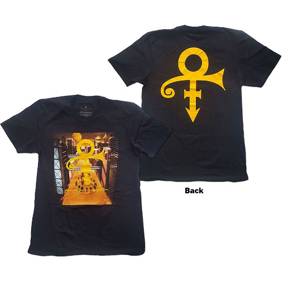 Cover for Prince · Prince Unisex T-Shirt: Love Symbol (Back Print) (T-shirt) [size S] [Black - Unisex edition]