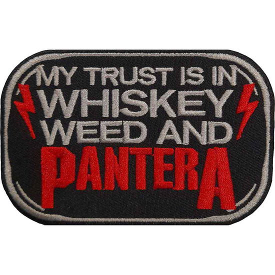 Cover for Pantera · Pantera Standard Patch: Whiskey (Patch) (2021)