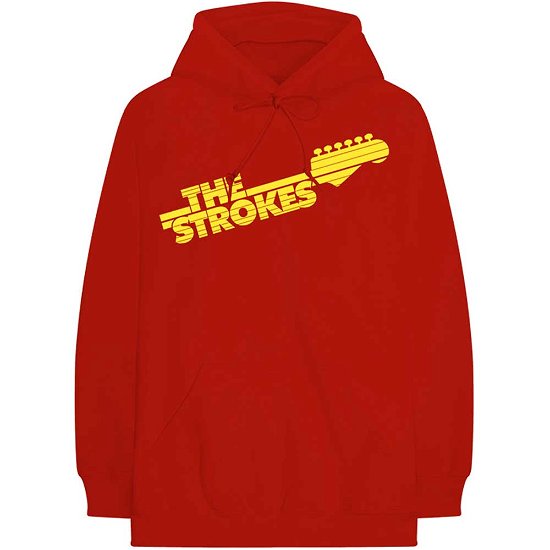 The Strokes Unisex Pullover Hoodie: Guitar Fret Logo - Strokes - The - Koopwaar -  - 5056561026206 - 