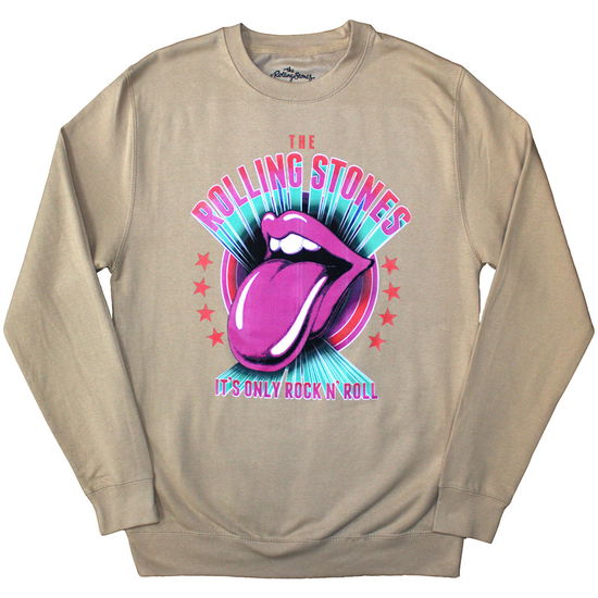 The Rolling Stones Unisex Sweatshirt: It's Only R 'n R (Oversized) - The Rolling Stones - Merchandise -  - 5056737289206 - October 3, 2024