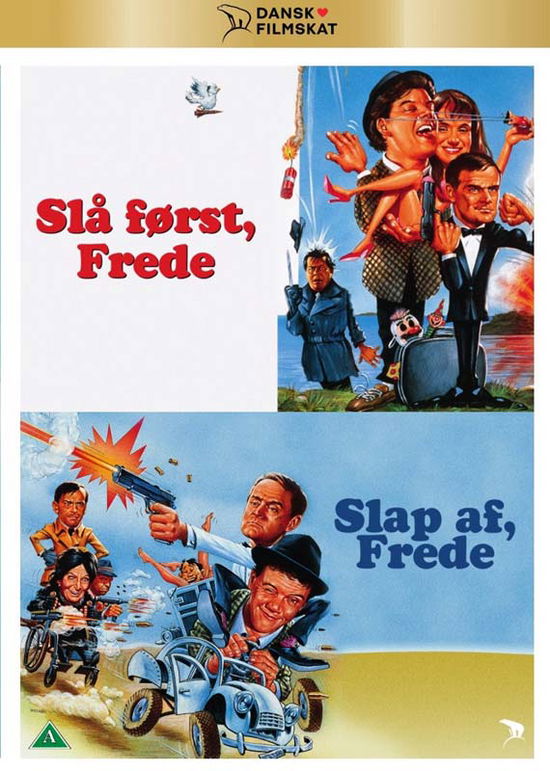 Slå Først, Frede / Slap Af, Frede (2-dvd) - Slap af Frede+slå Først Frede - Films -  - 5708758679206 - 30 août 2021