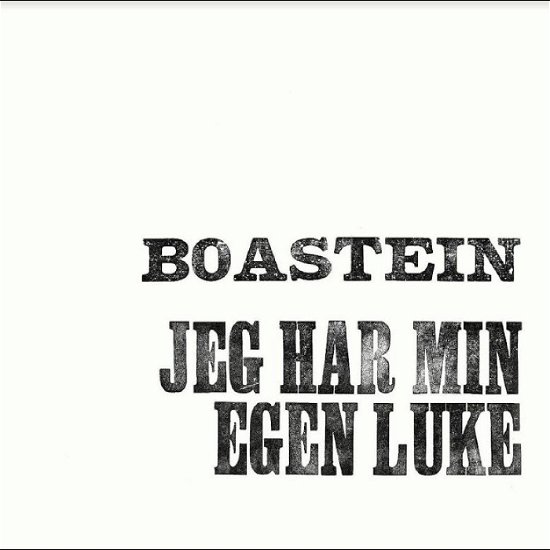 Cover for Boastein · Jeg Har Min Egen Luke (LP) (2024)
