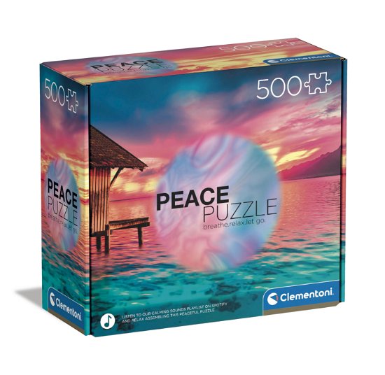 Cover for Peace Puzzle · Puslespil Peace Collection, Living the Present, 500 brikker (Jigsaw Puzzle) (2023)