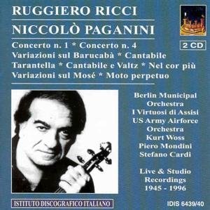 Cover for Paganini / Cardi / Ricci · 60 Variations on (CD) (2005)
