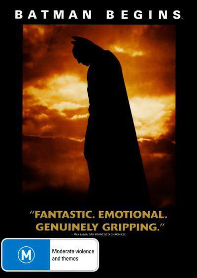 Batman Begins - Christopher Nolan - Elokuva - WARNER HOME VIDEO - 9325336160206 - keskiviikko 15. elokuuta 2012