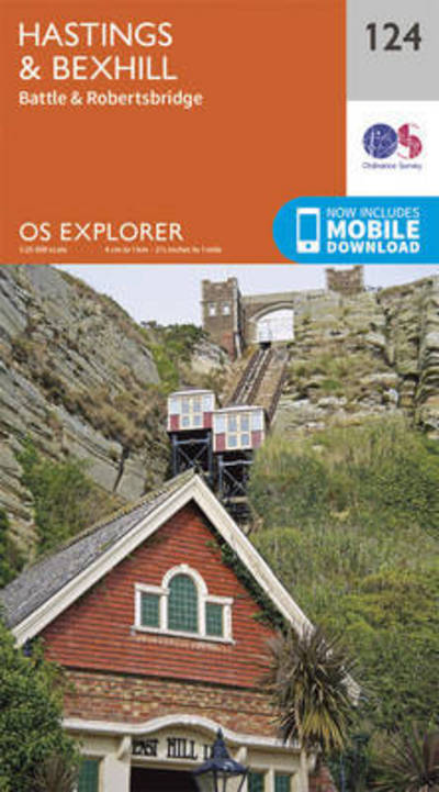 Cover for Ordnance Survey · Hastings and Bexhill - OS Explorer Map (Landkarten) [September 2015 edition] (2015)