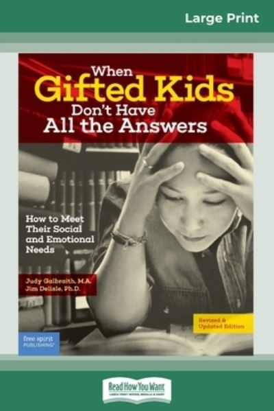 Cover for Judy Galbraith · When Gifted Kids Don't Have All the Answers (Paperback Book) (2015)