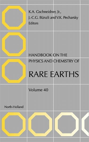 Cover for Gschneidner, Karl A, Jr · Handbook on the Physics and Chemistry of Rare Earths - Handbook on the Physics &amp; Chemistry of Rare Earths (Gebundenes Buch) (2009)