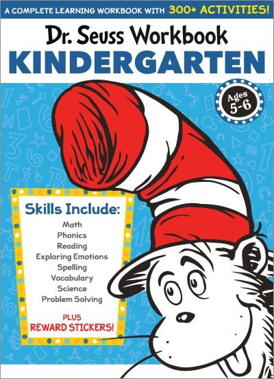 Cover for Dr. Seuss · Dr. Seuss Workbook: Kindergarten: 300+ Fun Activities with Stickers and More! (Math, Phonics, Reading, Spelling, Vocabulary, Science, Problem Solving, Exploring Emotions) - Dr. Seuss Workbooks (Paperback Bog) (2021)