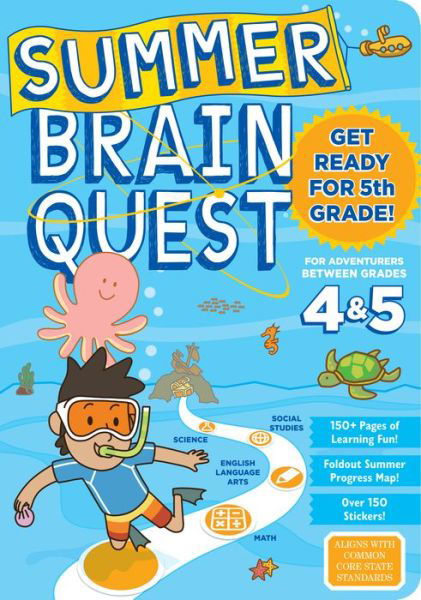 Cover for Bridget Heos · Summer Brain Quest: Between Grades 4 &amp; 5 (Pocketbok) (2017)