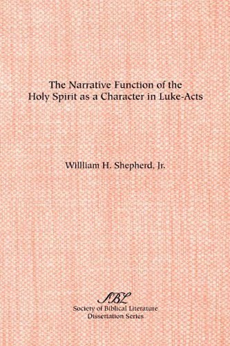 The Narrative Function of the Holy Spirit As a Character in Luke-acts - Shepherd - Boeken - Society of Biblical Literature - 9780788500206 - 1994