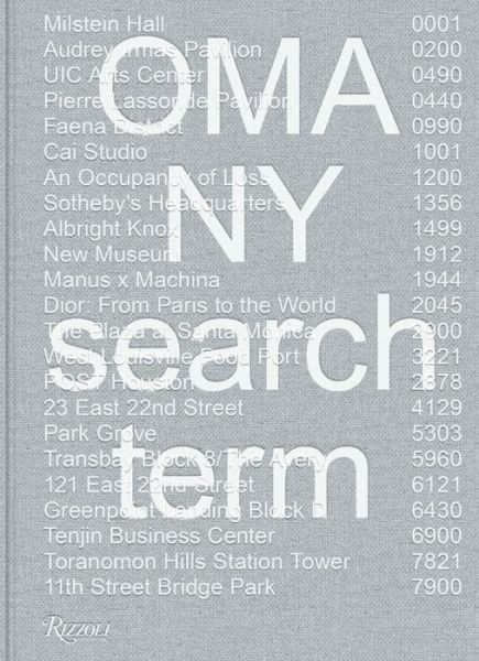 OMA NY: Search Term - Oma - Bøker - Rizzoli International Publications - 9780847869206 - 26. oktober 2021