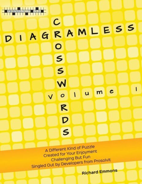 Cover for Richard Emmons · Diagramless Crosswords (Volume 1) (Pocketbok) (2015)