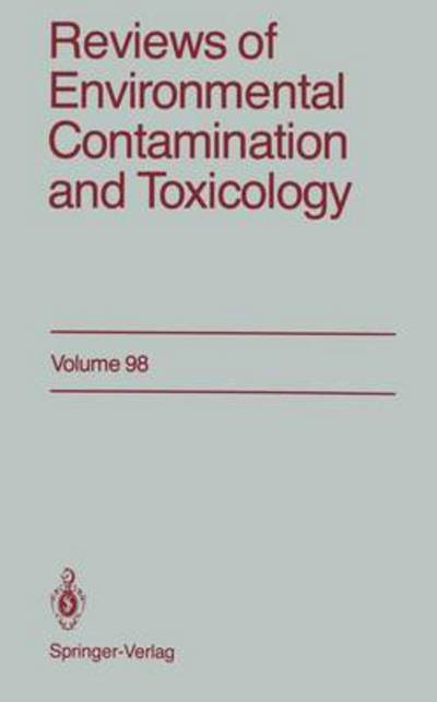 Cover for George W. Ware · Reviews of Environmental Contamination and Toxicology: Continuation of Residue Reviews - Reviews of Environmental Contamination and Toxicology (Taschenbuch) [Softcover reprint of the original 1st ed. 1987 edition] (2011)