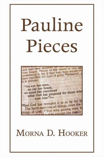 Cover for Morna D. Hooker · Pauline Pieces: (Paperback Book) (2006)