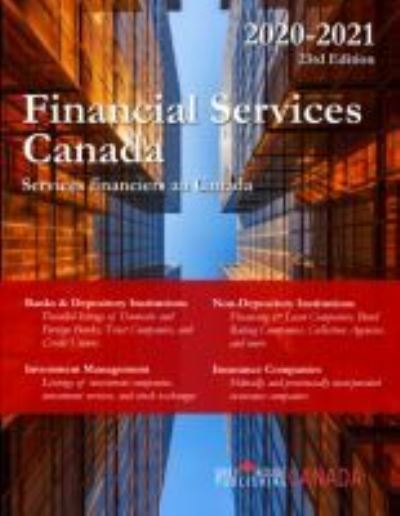 Cover for Grey House Canada · Financial Services Canada, 2020/21 (Pocketbok) (2020)