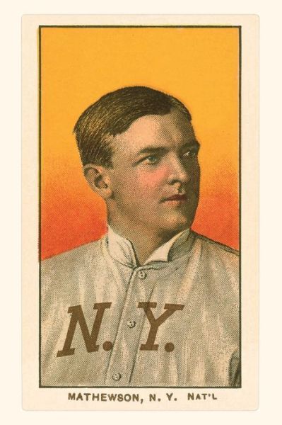 Cover for Found Image Press · Vintage Journal Early Baseball Card, Christy Mathewson (Book) (2022)