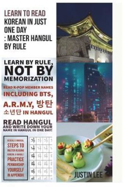 Cover for Justin Lee · Learn to read Korean in just one day (Paperback Bog) (2018)