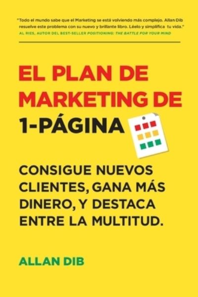 Cover for Allan Dib · El Plan de Marketing de 1-Pagina (Paperback Book) (2019)