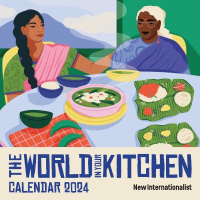 Cover for New Internationalist · The World In Your Kitchen Calendar 2024 (Calendar) (2023)