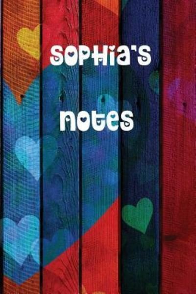 Cover for Wj Journals · Sophia's Notes (Paperback Book) (2019)