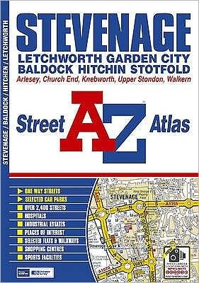 Cover for Geographers' A-Z Map Company · Stevenage Street Atlas - A-Z Street Atlas (Paperback Book) (2008)