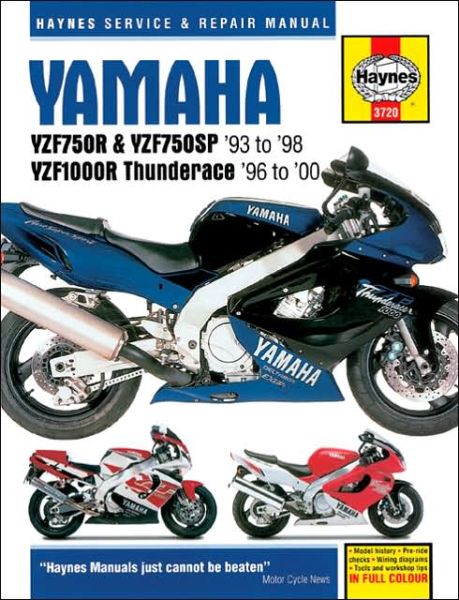 Yamaha Yzf750 and Yzf1000 Thunderace Service and Repair Manual - Haynes Service and Repair Manuals - Matthew Coombs - Books - Haynes Manuals Inc - 9781859607206 - June 20, 2000