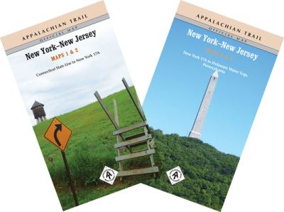 Cover for Appalachian Trail Conservancy · Appalachian Trail New York-New Jersey Maps Set (Map) (2019)