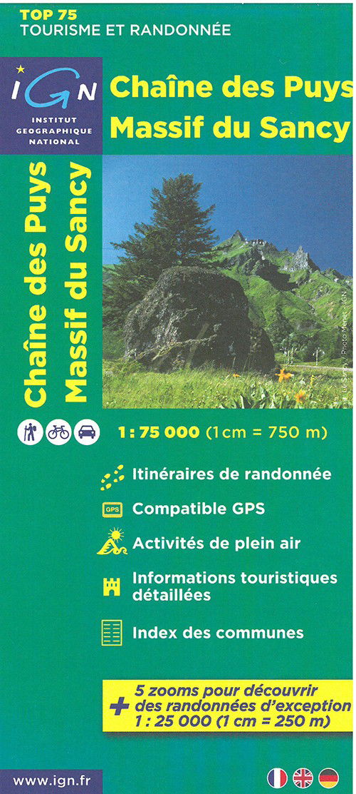 Cover for Ign · IGN TOP75: Chaîne des Puys - Massif du Sancy (Print) (2015)