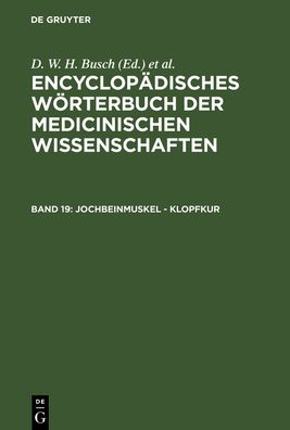Cover for D. W. H. Busch · Jochbeinmuskel - Klopfkur (Book) (1901)