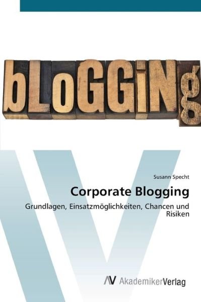 Cover for Specht · Corporate Blogging (Bog) (2012)