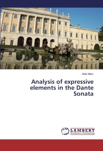 Cover for Aida Marc · Analysis of Expressive Elements in the Dante Sonata (Pocketbok) (2014)
