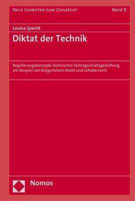 Cover for Specht · Diktat der Technik (Book) (2019)