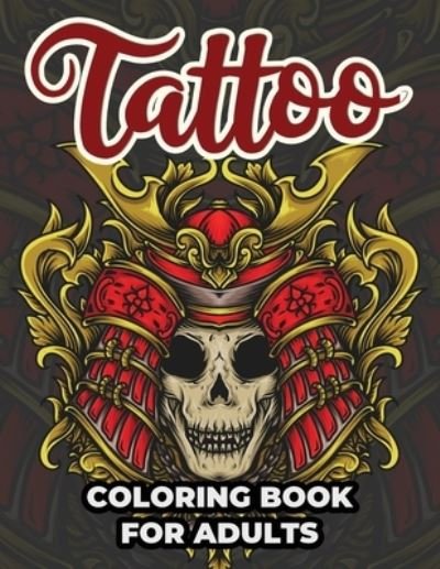 Cover for Kpublishing · Tattoo Coloring Book For Adults (Paperback Book) (2021)
