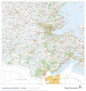 Cover for Trap Danmark · Trap Danmark: Kort over Aabenraa Kommune (Map) (2021)