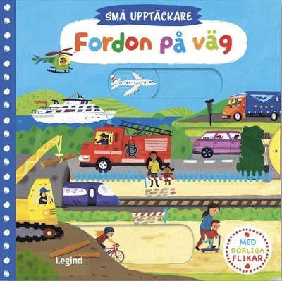 Cover for Campbell Books · Fordon på väg - med rörliga flikar (Book) (2024)