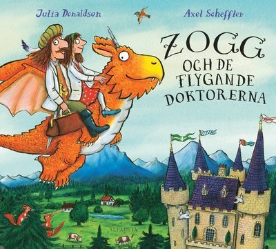 Cover for Axel Scheffler · Zogg och de flygande doktorerna (Innbunden bok) (2016)
